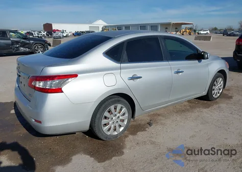 2014 Nissan Sentra S z USA, uszkodzony, nr VIN 3N1AB7AP9EL688029